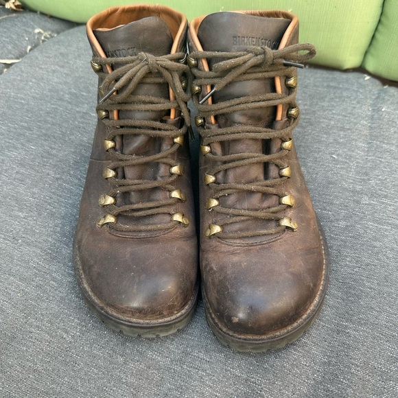 Birkenstock Jackson Brown Leather Boots with High-Top Design - Picture 2 of 5